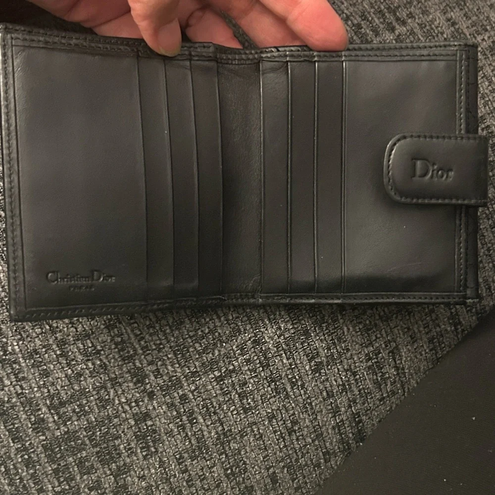 Christian Dior Cannage Leather Wallet EUC